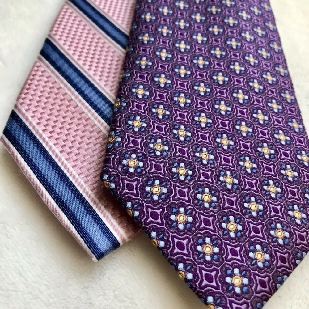 NEW Two Jos. A BANK Signature Collection Silk